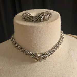 Elegant Silver Women's Jewelry Set
